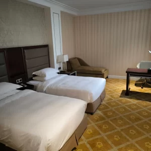 Twin room at the Ramada hotel in Shanghai