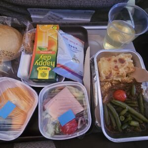 China Eastern in-flight meal tray