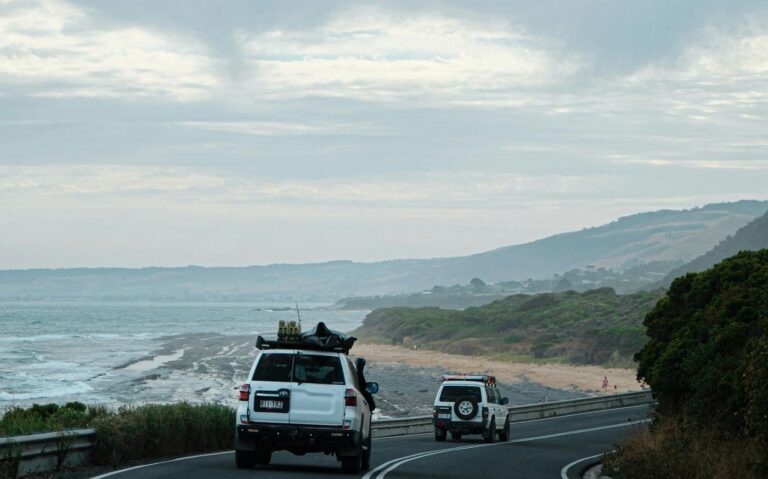 Auta na Great Ocean Road