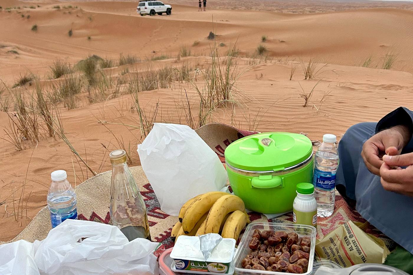 Piknik v poušti Wahiba Sands